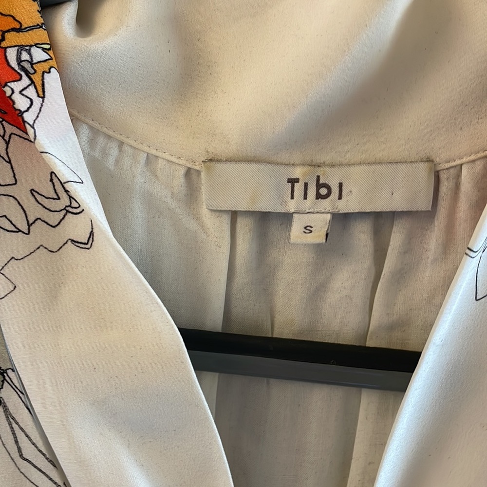 Tibi Camellia silk printed dress - Picture 6 of 6